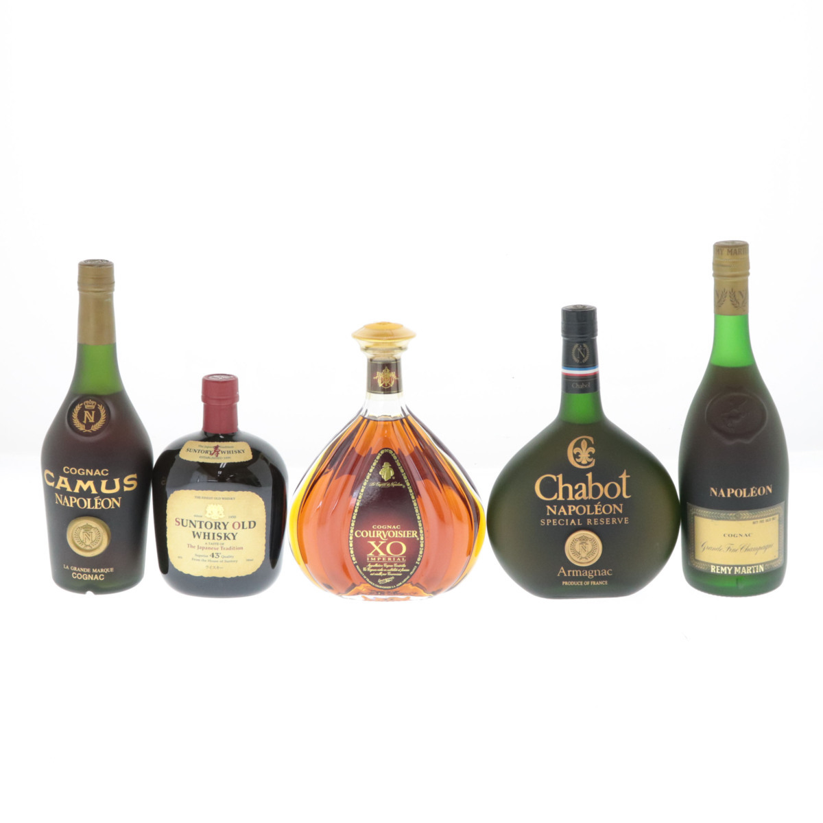 ブランデー ヘネシー レミーマルタン カミュ サントリー 古酒 セット ブランデー 5本 セット ヘネシー レミーマルタン カミュ サントリー