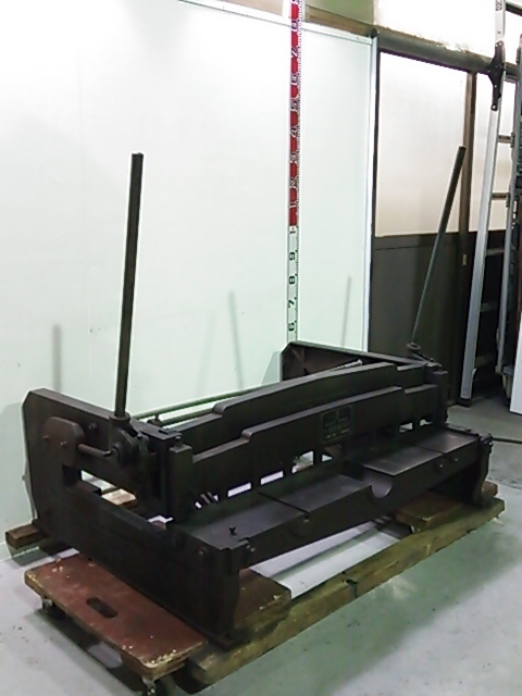 盛光 手動プレス切断機 GS1型 1m（全長1.25m）シャーリング 建築板金