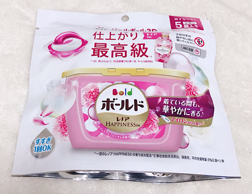 新品 ボールド レノア ハピネスin Happinessin ジェルボール3d 5個入り お試し サンプル 洗濯洗剤 柔軟剤 の落札情報詳細 ヤフオク落札価格情報 オークフリー スマートフォン版