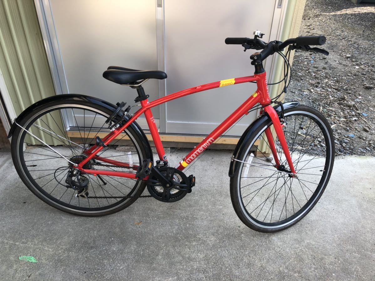 GIANT-MOMENTUM iNEED W-1 700C アルミ 21速 450mm クロスバイク RED