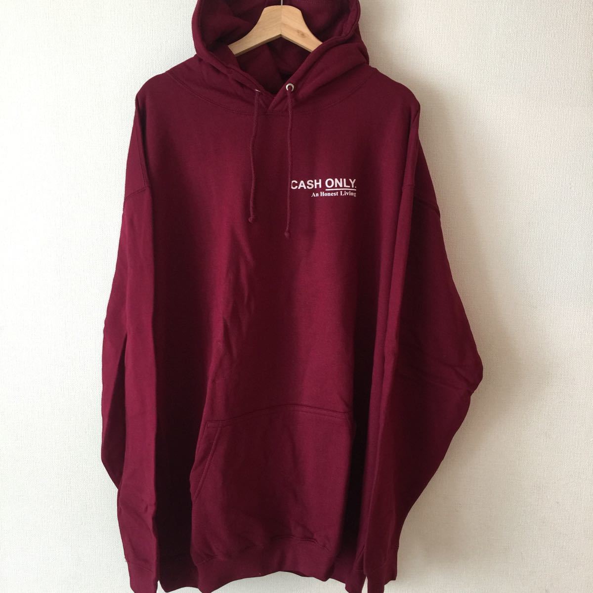 【新品】PETER LUGER Hooded スウェットパーカー CASH ONLY An honest Living NYHC NEW YORK Apartment beamsの落札情報詳細