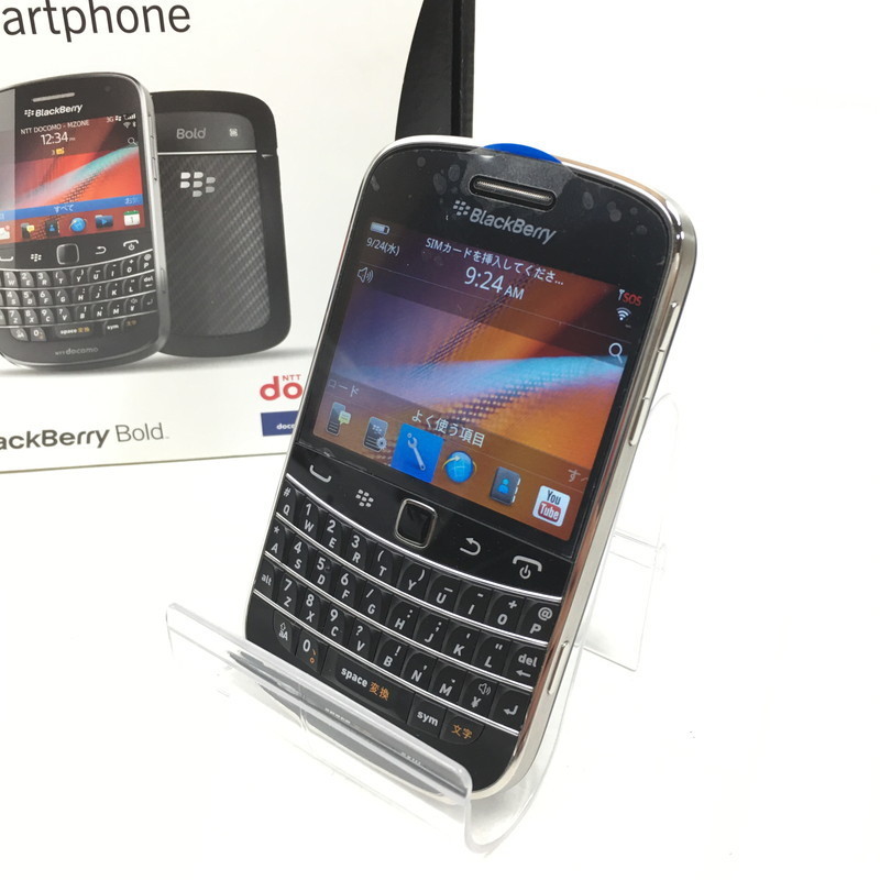 中古品 Blackberry Bold 9900 Bold ブラックベリー Docomo 判定 付属品あり 110 0819 Nm 2 Fuz の落札情報詳細 ヤフオク落札価格情報 オークフリー スマートフォン版