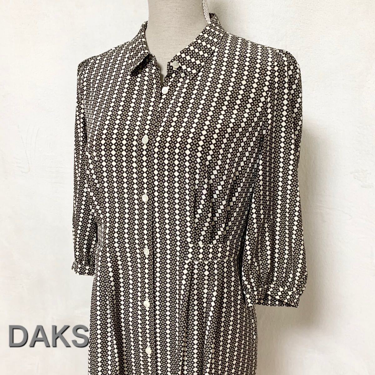 Daksダックス ひざ丈七分袖ワンピース 薄手 超美品 大きいサイズ40ｌ の落札情報詳細 ヤフオク落札価格情報 オークフリー スマートフォン版