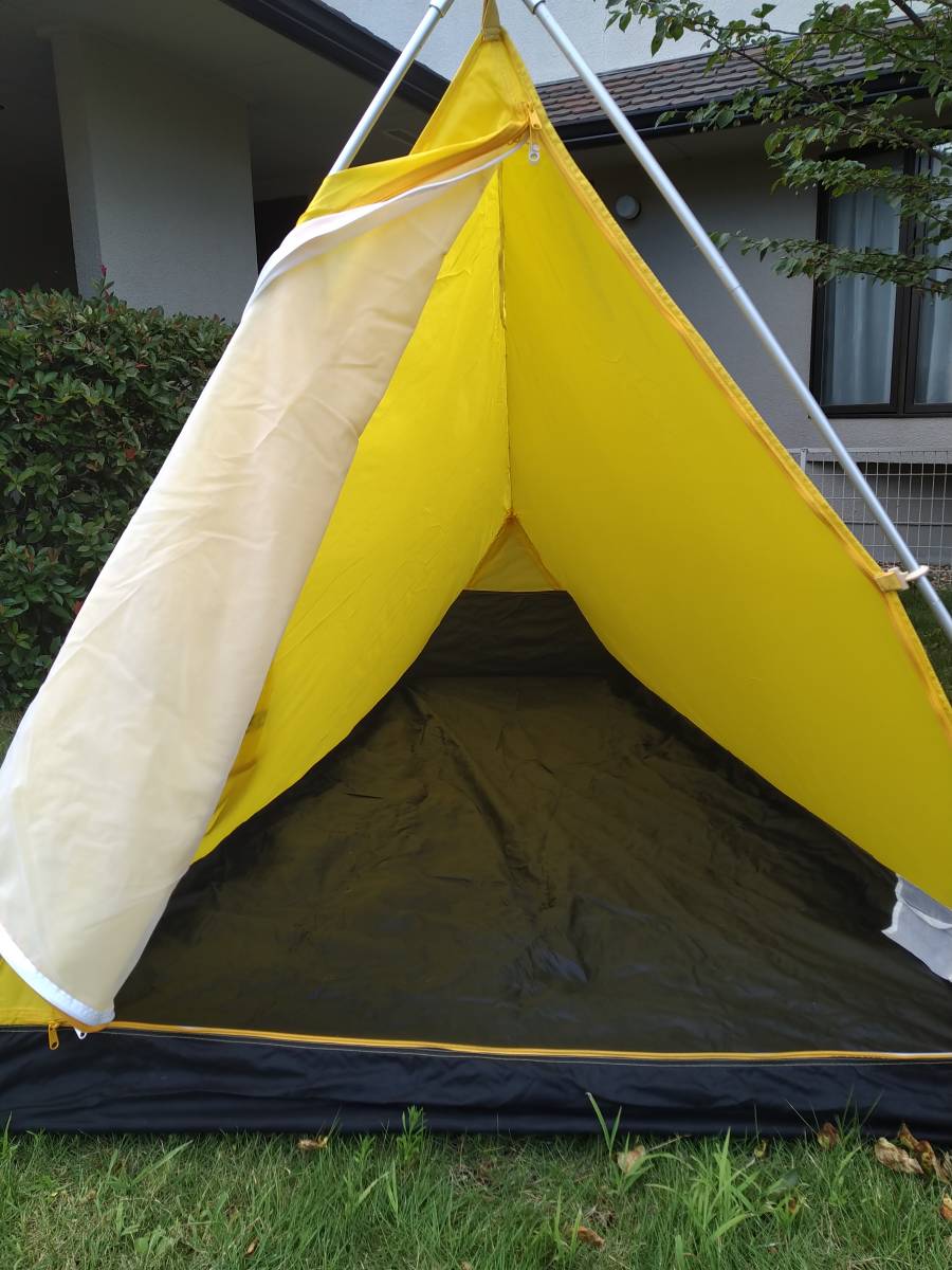 DUNLOP MTD-410DX ツーリングテント イエロー ダンロップ ツーリングテント 4人用 MTD-410DX 廃盤 台湾製 登山