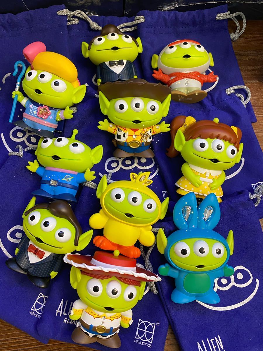 トイストーリー　ヒーロークロス　hero cross エイリアン　スワロフスキー Herocross ~ HBB #006DX Swarovski Toy Story Alien Remix 9+1