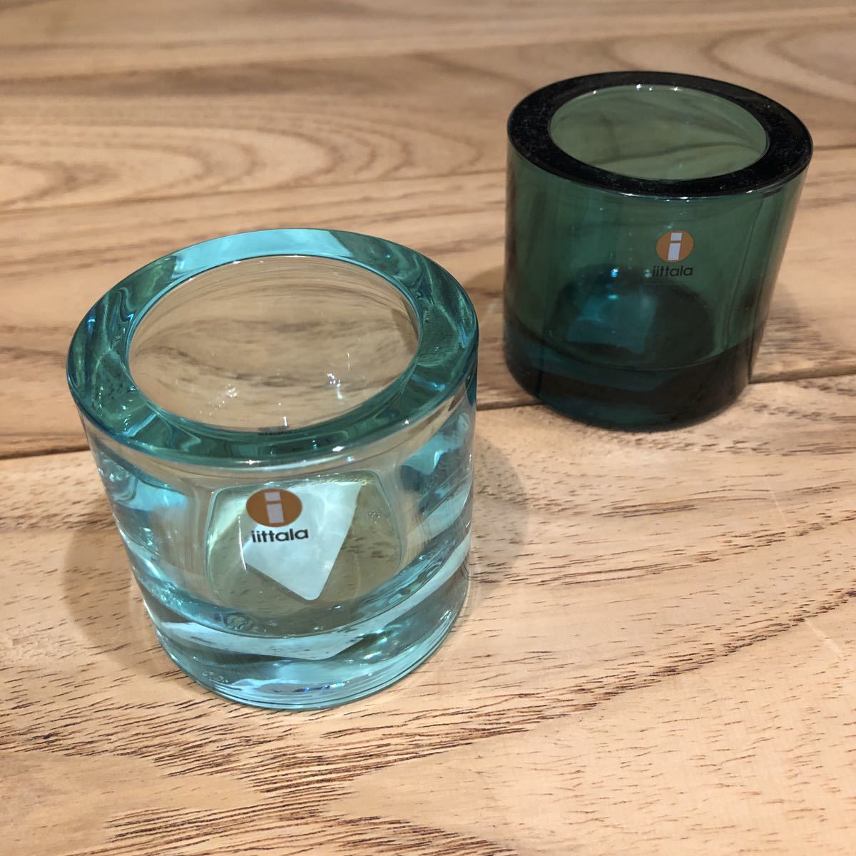 イッタラ iittala kivi キャンドルホルダー water green seablue