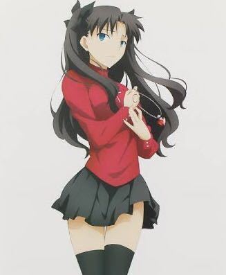 新品】Fate/stay night UBW展 遠坂凛 等身大 ビッグタペストリー