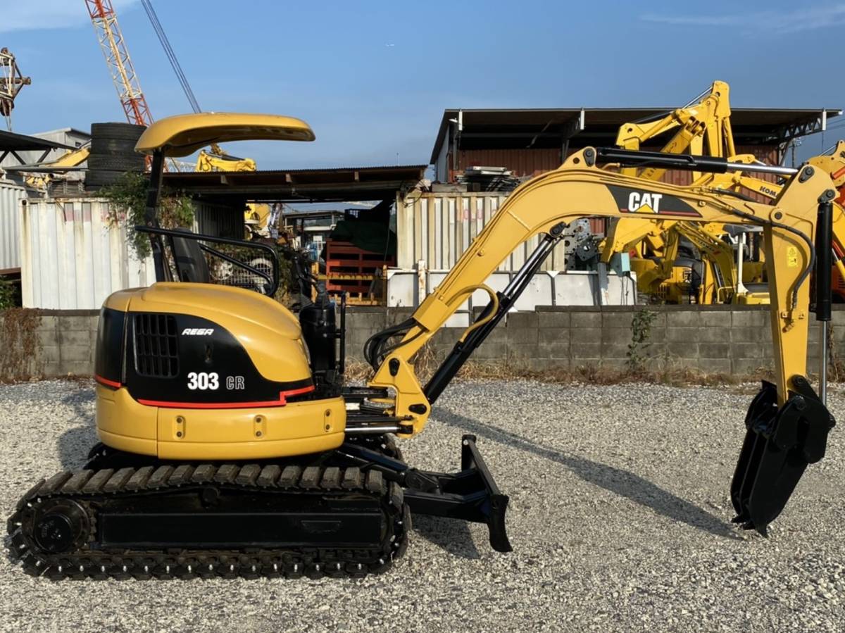 CAT 303CR 3トンクラス アーム補強済み ブレーカー配管 X