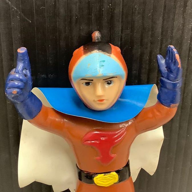 【2025最新作】 万創 科学忍者隊ガッチャマン コンドル ジョー ソフビ 当時物 特撮