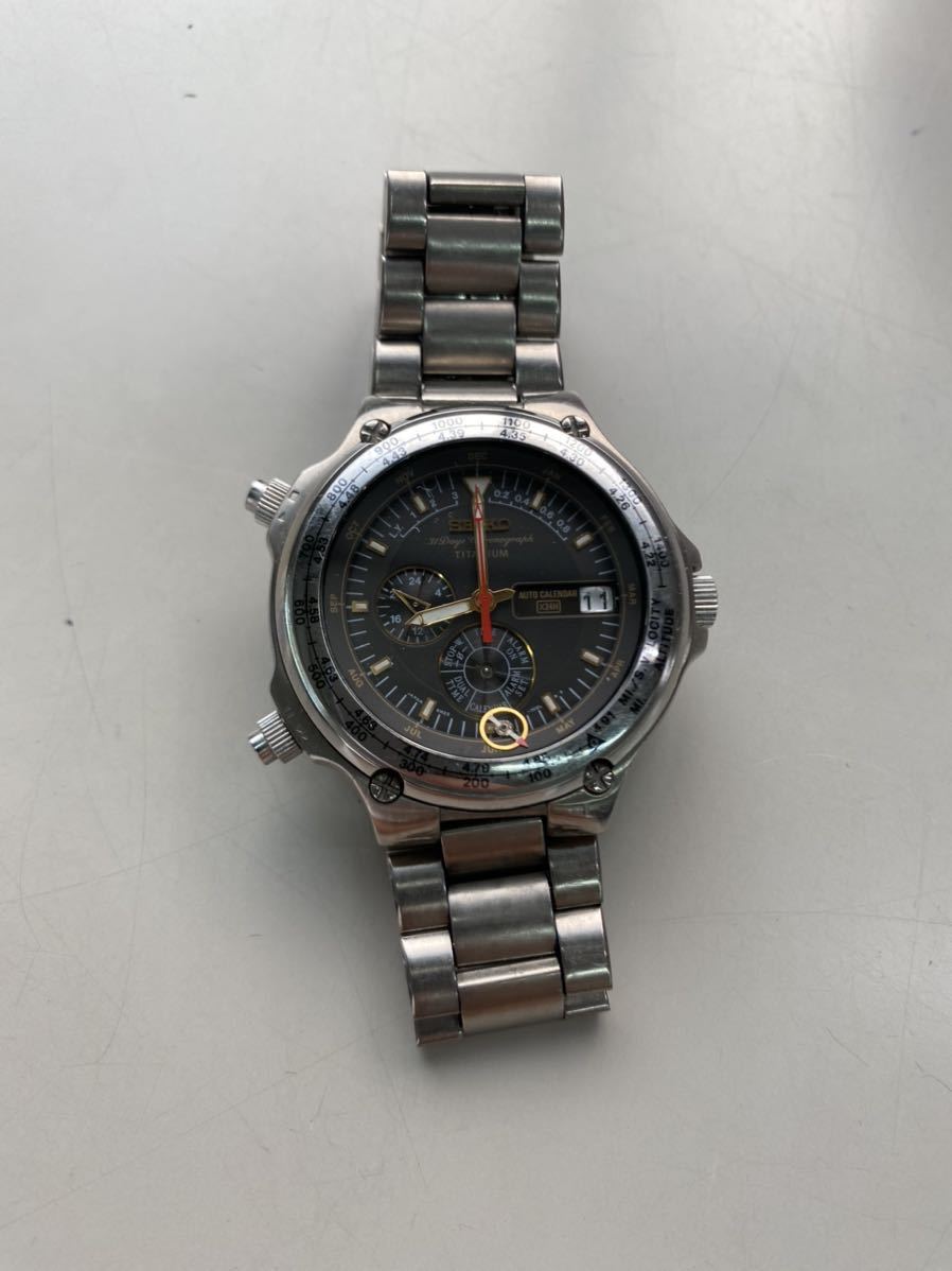 SEIKO SPACENAVIGATOR SBBD005 スペースナビゲーター 6M23-7010 チタン SEIKO SPACENAVIGATOR SBBD005 スペースナビゲーター 6M23-7010 チタン
