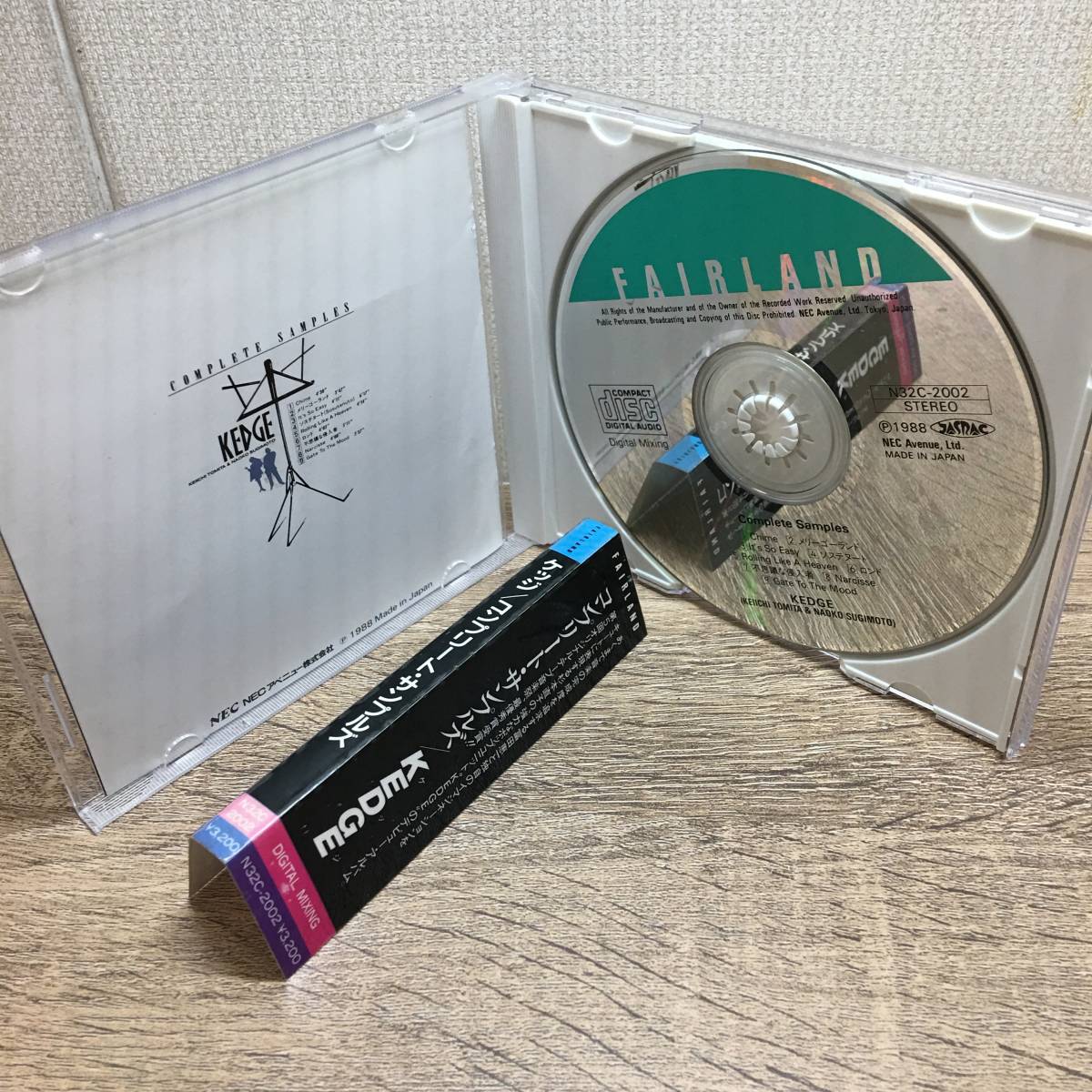 a1 KEDGE「COMPLETE SAMPLES」1988年 富田恵一/杉本直子の落札情報詳細