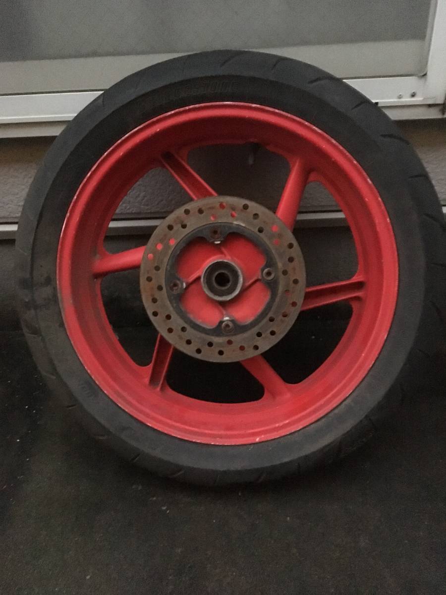 CBR400RR（nc29）純正リアホイール 17×4.5 ディスク、ハブ