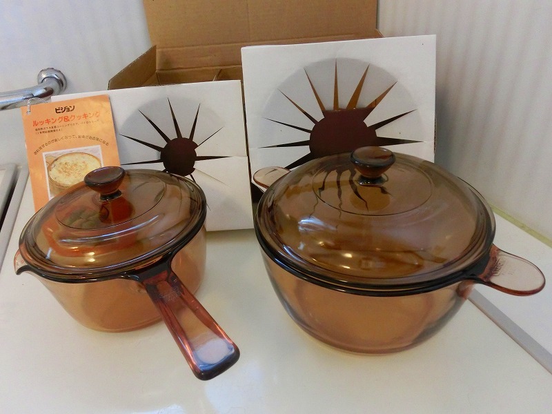 新品】□未使用品□ 耐熱性調理器具 ビジョン パイロセラム 片手鍋