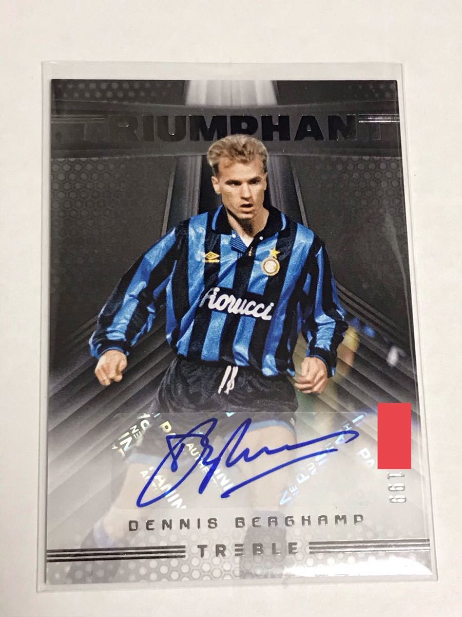 デニス・ベルカンプサインカードアーセナル デニス・ベルカンプ直筆