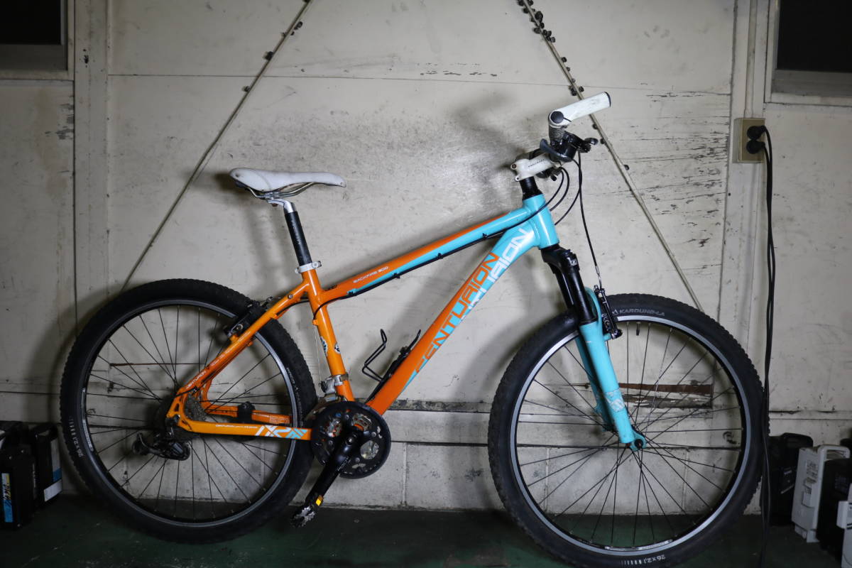 【値下げ中】CENTURION backfire300 フレーム 良品！CENTURION BACKFIRE 300 26型 アルミ DEORE24速 410mm ディスク