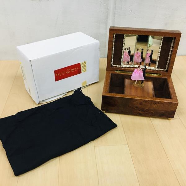 希少 】REUGE ダンシングカップルオルゴール付き ジュエリーボックス