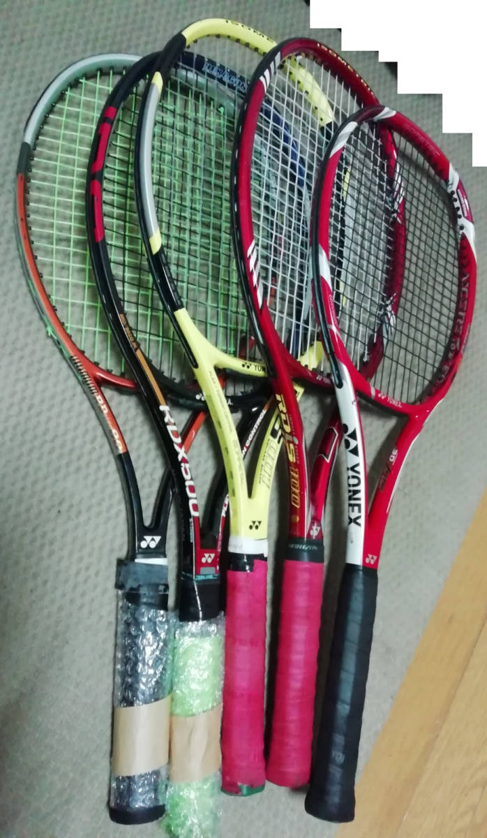 YONEX 名器 5本セット vcore89,RDS001 90inch,RDX500 90 inch,RD Ti80 