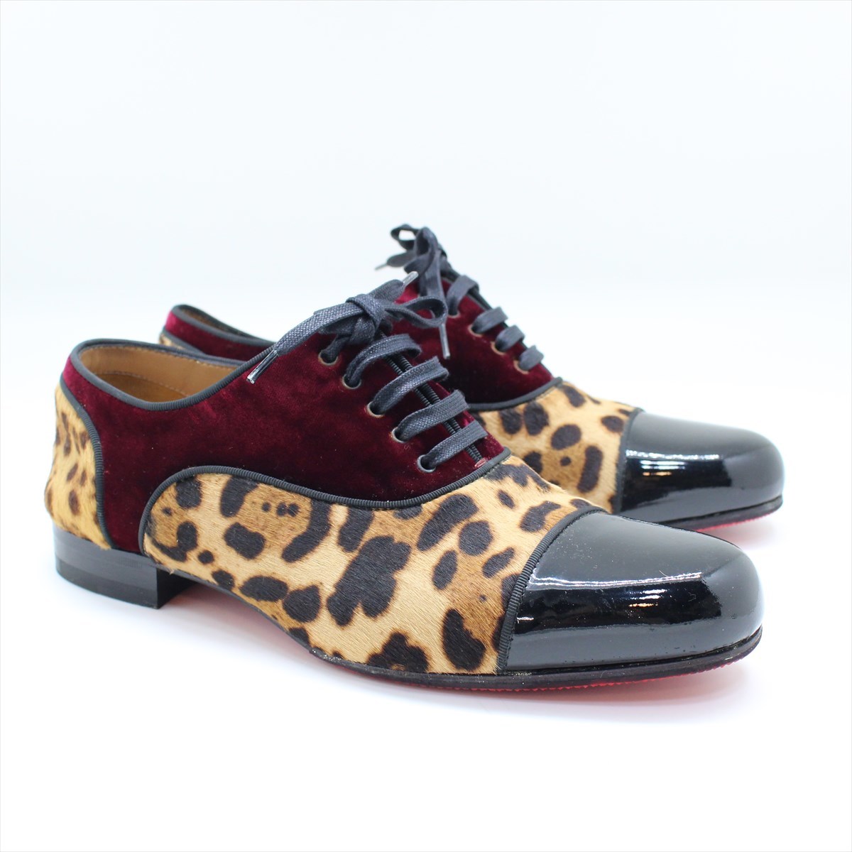 極美品　クリスチャンルブタン　ハラコ　ファー　パンプス　レオパード　ポニーヘア 楽天市場】【靴】Christian Louboutin クリスチャン ルブタン