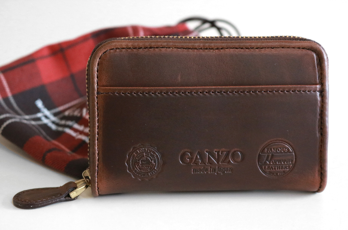 美品】GANZO ガンゾ 財布 コインケース Lファスナー ミニ財布 美品