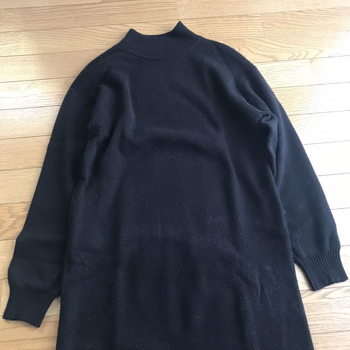 Gu ジーユー ニットワンピース ブラック 黒 Sサイズ セーター 黒ワンピース ユニクロ ザラ ベルシュカ H M Zara Forever21 Bershka Monki の落札情報詳細 ヤフオク落札価格情報 オークフリー スマートフォン版