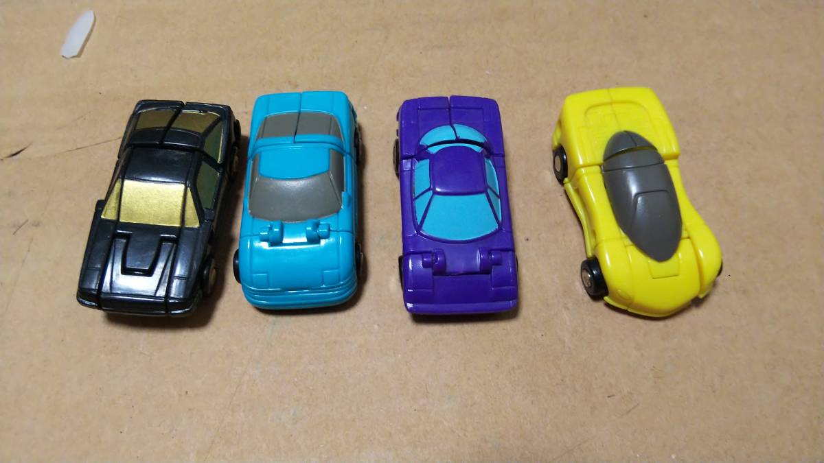 海外版カラー/スーパーカーパトロール/マイクロトランスフォーマー4体