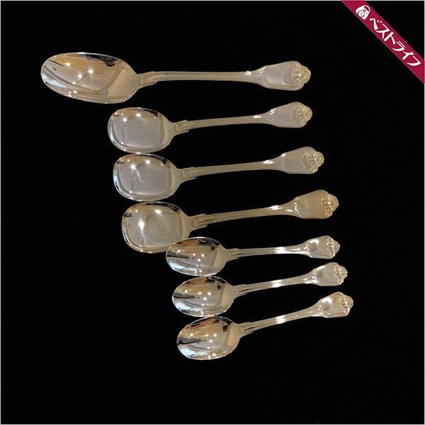 21 クリストフルエスプレッソスプーン6本セット純銀メッキ