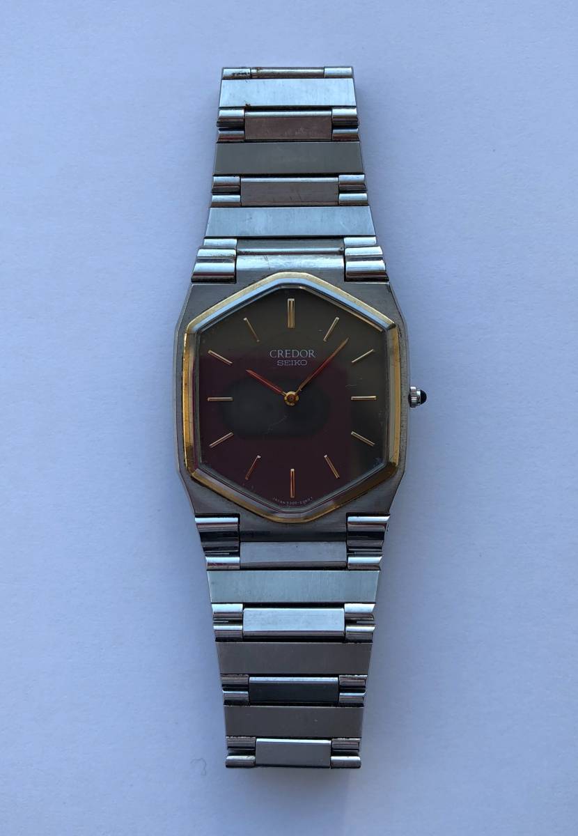 SEIKO CREDOR 9300-5220 クォーツ 稼働品 セイコー クレドールの落札