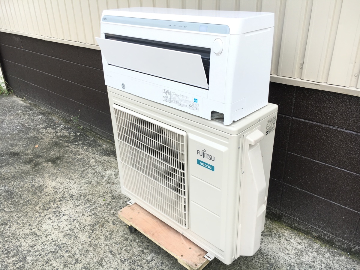 極美品☆富士通 FUJITSU ノクリア エアコン おもに14畳用 冷房:～17畳