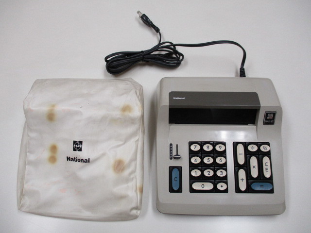 ナショナル　電卓　計算機　PANAC850 当時物　昭和　レトロ　ビンテージ 
