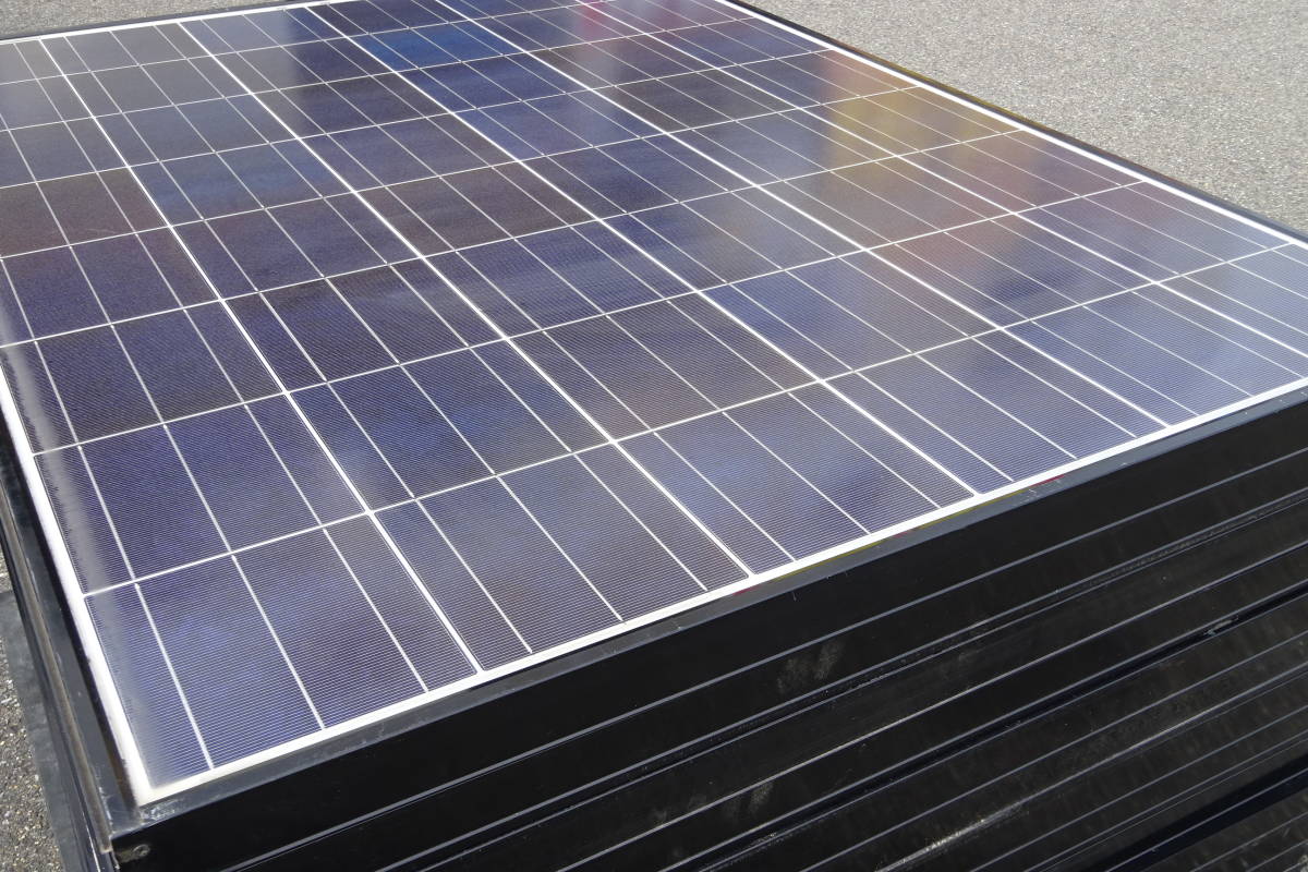 ソーラーパネル185W「ソーラーフロンティアSFK185-S」5枚セット中古