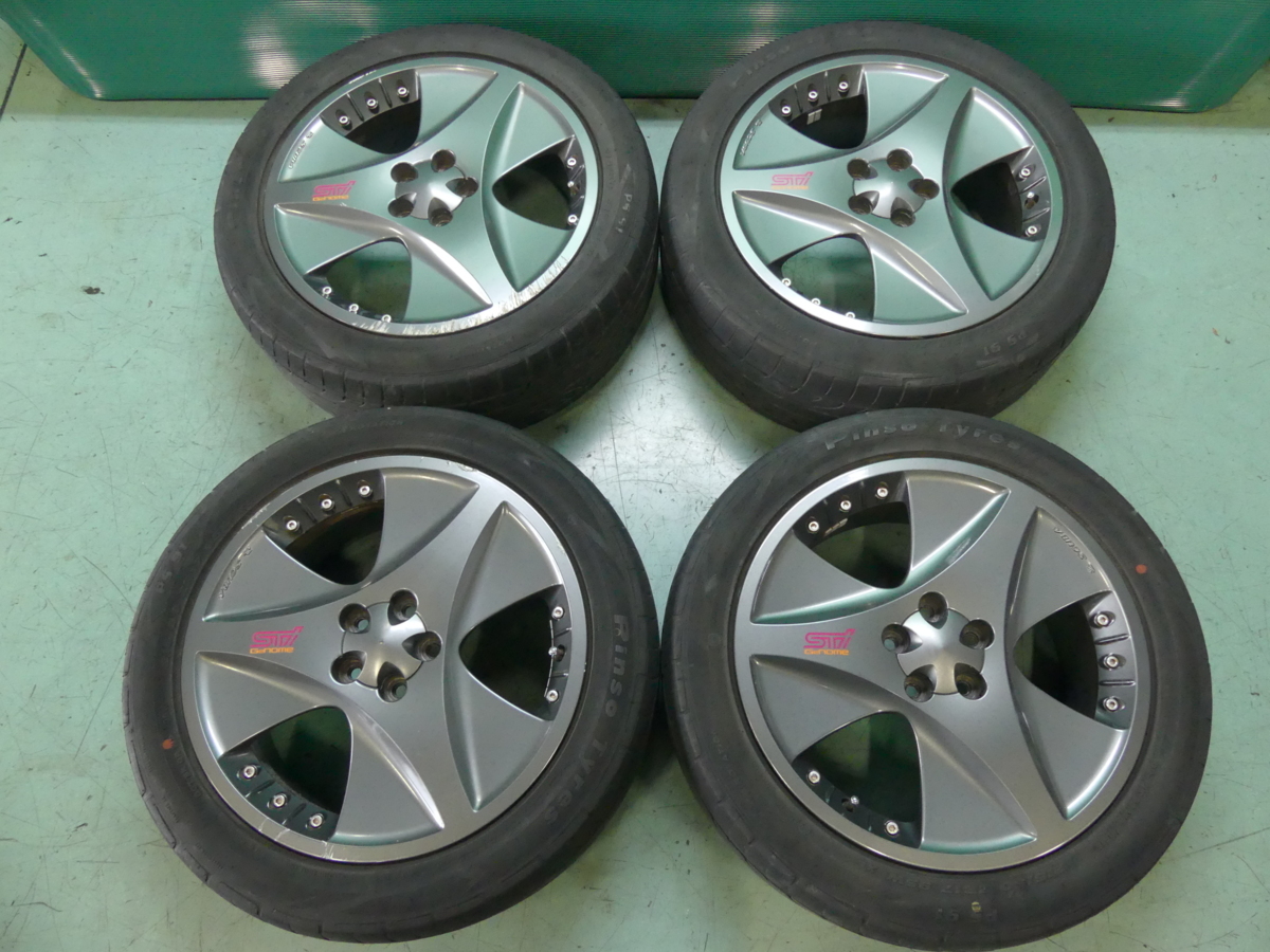 STI SCUBA スバル 純正 OP 17インチ アルミホイール 17X7JJ ゲノム