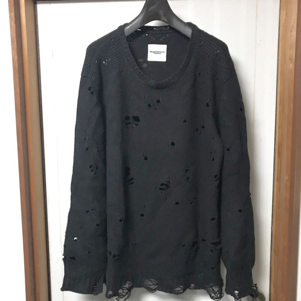 TAKAHIROMIYASHITA the soloist カシミアブレンドグランジニット 