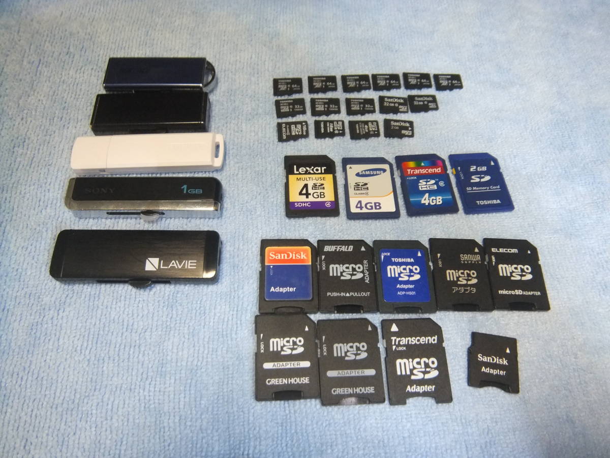 SDカード MicroSDカード アダプター USBメモリ 中古品 まとめて の落札情報詳細 ヤフオク落札価格情報 オークフリー SDカード MicroSDカード アダプター USBメモリ 中古品 まとめて の落札情報詳細 ヤフオク落札価格情報 オークフリー