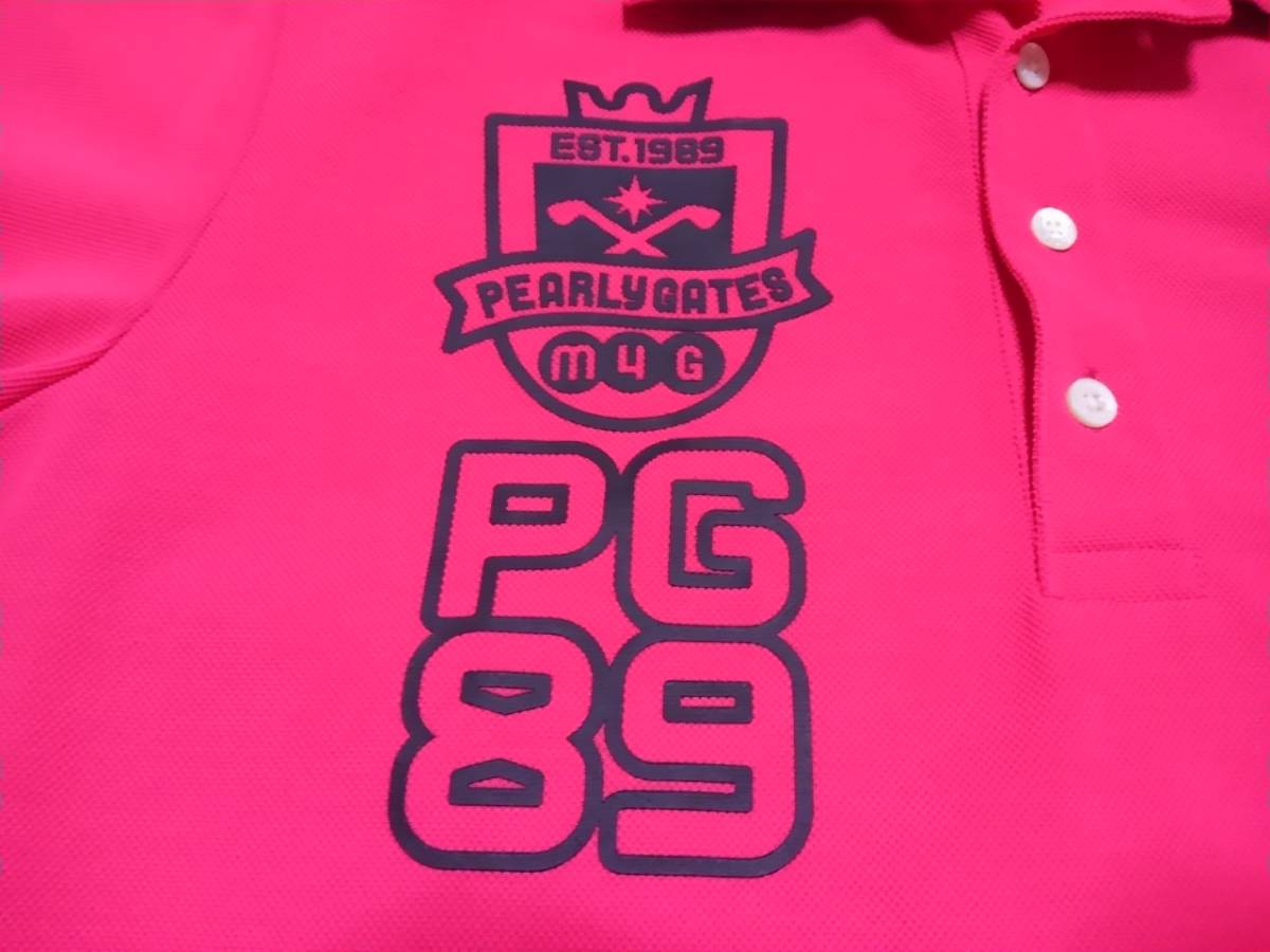 新品 新品未使用 パーリーゲイツ 立体ロゴ 盾エンブレム ピンクネイビーポロシャツ メンズ６ 正規品 の落札情報詳細 ヤフオク落札価格情報 オーク フリー スマートフォン版