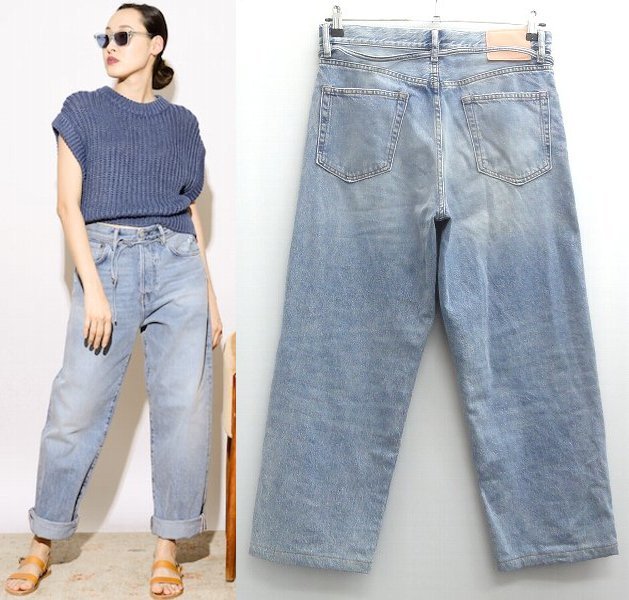 美品lig.ワイドデニムパンツ 少なから