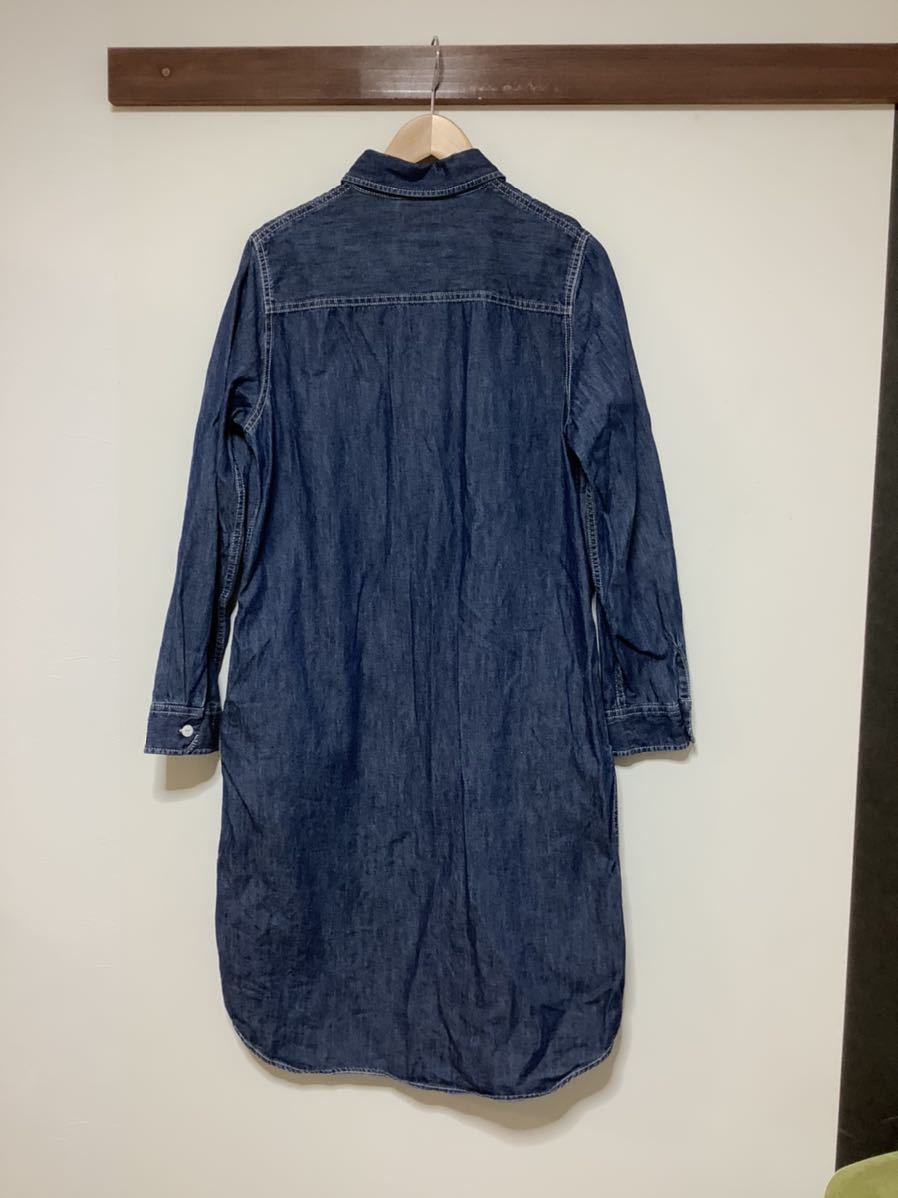 な671 Wrangler ラングラー ゴールデンベア コラボ デニムシャツワンピース Ll の落札情報詳細 ヤフオク落札価格情報 オークフリー スマートフォン版