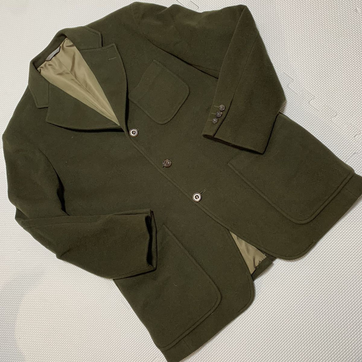 Mitsumine ミツミネ メンズ Mサイズ モスグリーン アウター ジャケット グリーン スーツ テーラードジャケット の落札情報詳細 ヤフオク落札価格情報 オークフリー スマートフォン版