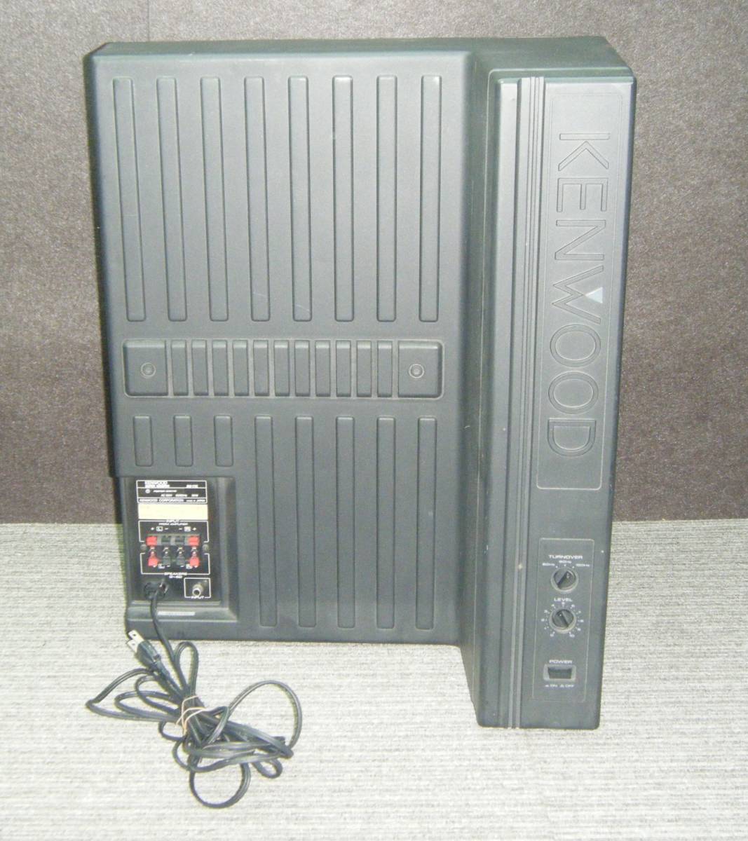 SW-77E KENWOOD ケンウッド SUPER サブウーファー 通電確認のみ