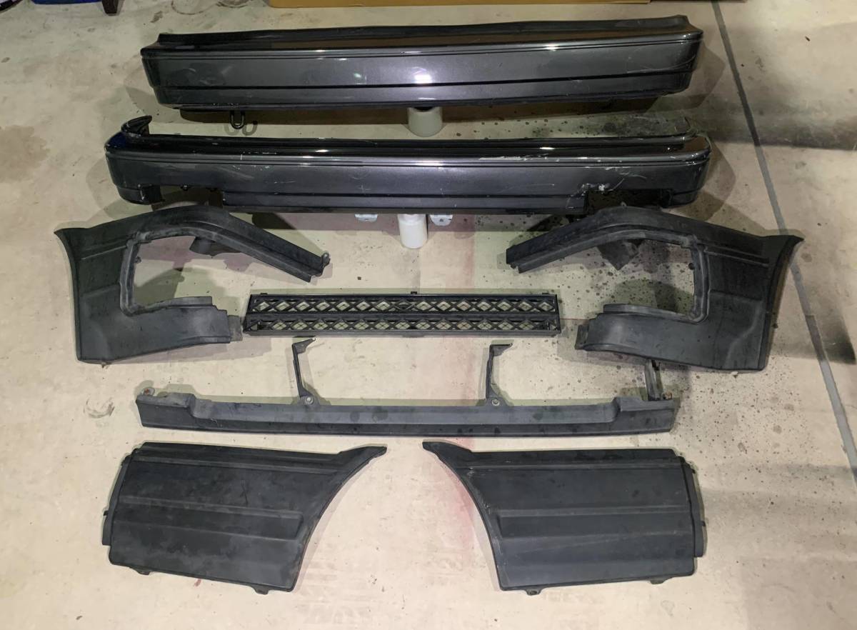 100系カローラ　USフロントバンパー 中古　北米トヨタ　USDM 北米 純正 バンパーセット AE86 AE85 カローラ US USDM 北米仕様