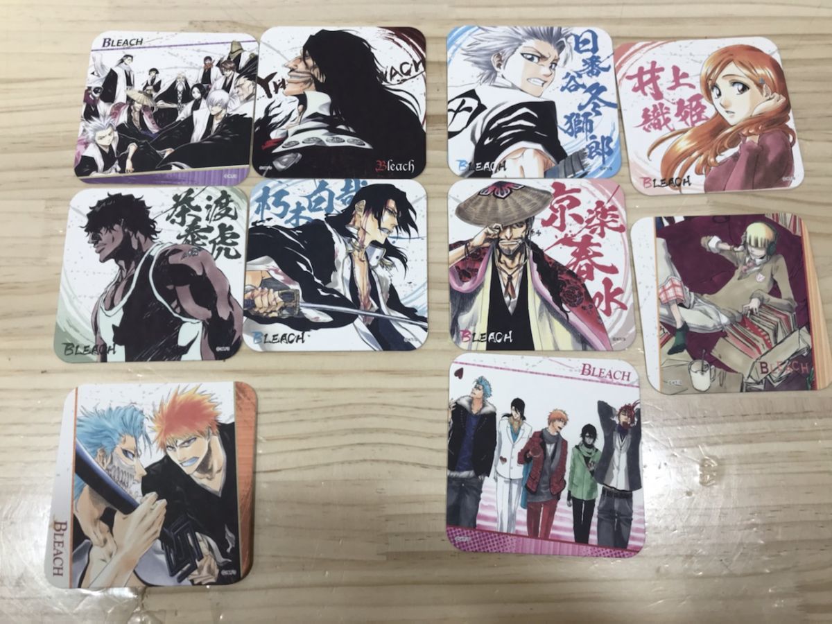 BLEACH ジャンプ展限定販売アートコースター【BOX購入特典3枚セット】 イラスト/プリント/アートコースター|集英社ジャンプ