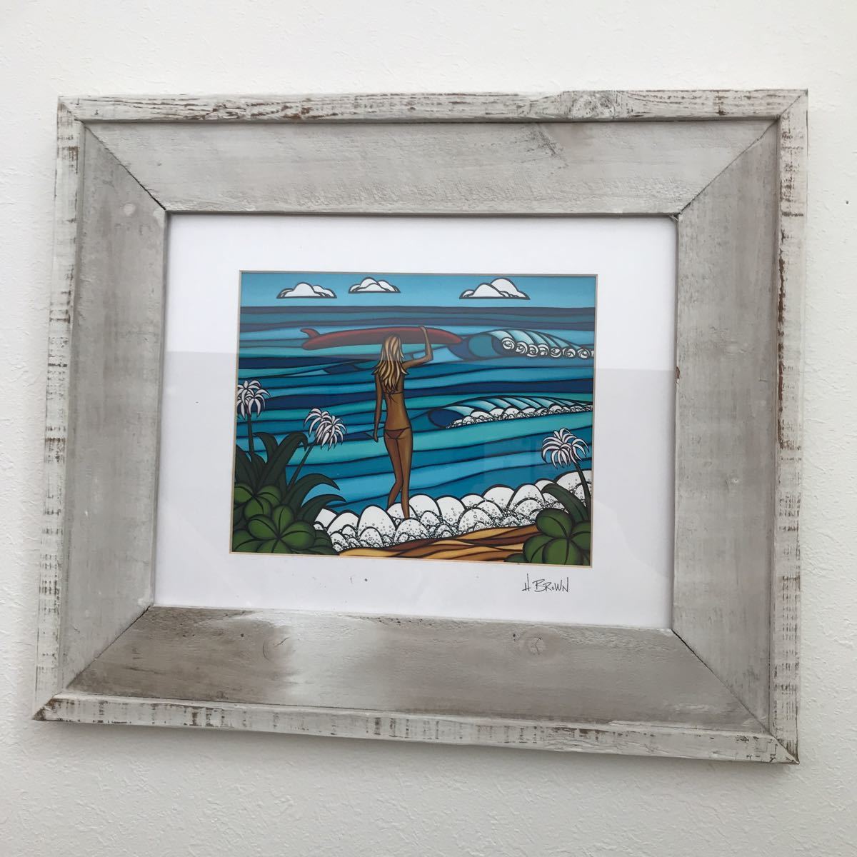 ヘザーブラウン Heather Brown art 絵画 額縁（Heather Brown
