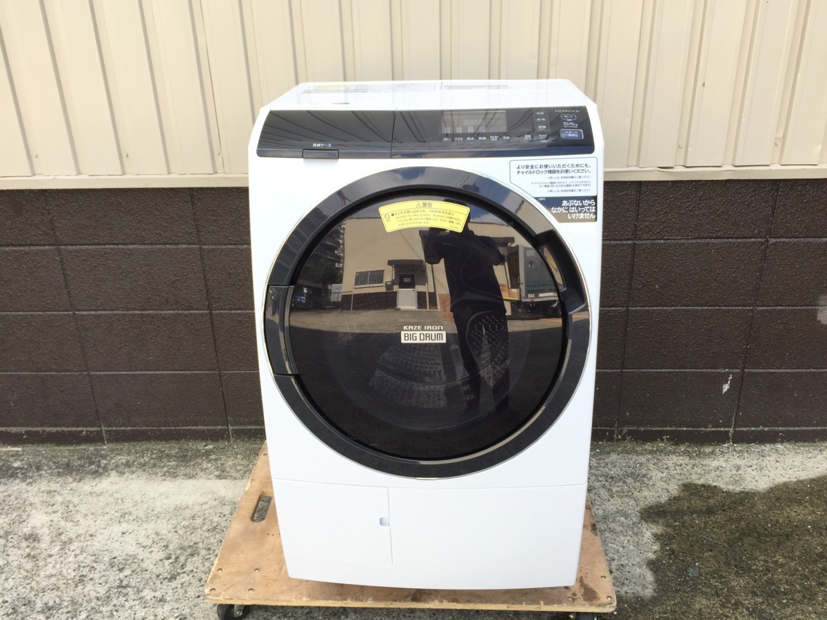 HITACHI ドラム式洗濯機 BD-SX120HL 12kg 極美品 E040 ドラム式洗濯乾燥機 ホワイト BD-SX120HL-W ［洗濯12.0kg /乾燥