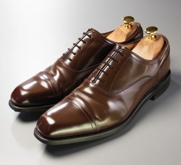 Mb8069 リーガル Regal V160 ストレートチップ キャップトゥ ドレスシューズ ビジネスシューズ 革靴 茶 ブラウン の落札情報詳細 ヤフオク落札価格情報 オークフリー スマートフォン版