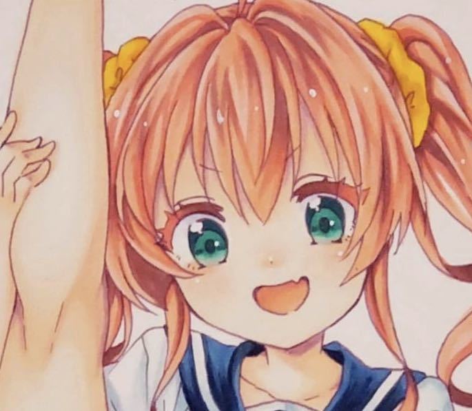 新品 オリジナル同人手描きイラスト 女の子 I字バランス ハガキ コピック メアリー の落札情報詳細 ヤフオク落札価格情報 オークフリー スマートフォン版