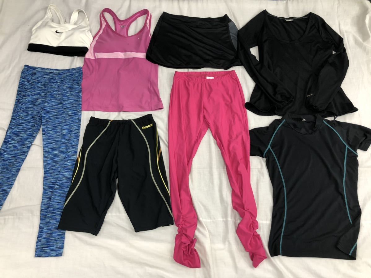 Nike ナイキ レディース インナーシャツ インナーパンツ 8点セット スポーツウェア トレーニングウェア Mサイズ アンダーシャツ の落札情報詳細 ヤフオク落札価格情報 オークフリー スマートフォン版