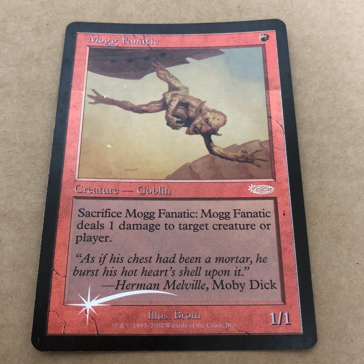 MTG promo foil モグの狂信者 Mogg Fanatic fnm ホイル 黒枠 英語 1枚