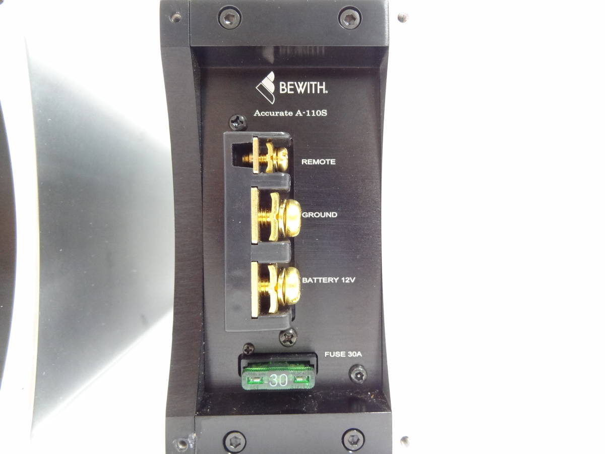 最大10%OFFクーポン BEWITH ビーウィズ Accurate A-110S モノラルアンプ 2台セット カーオーディオ