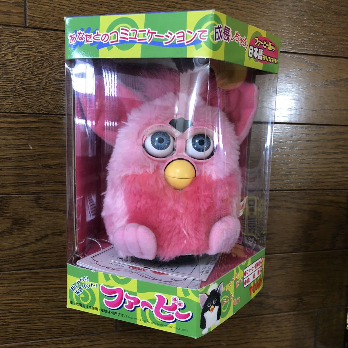 ジャンク】 初代 ファービー Furby 日本語版 ピンク／電源入りませんの
