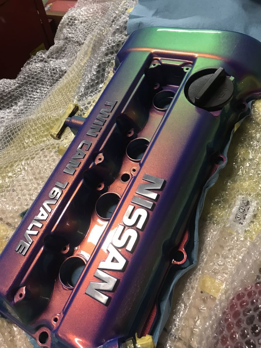 新品】SR20DET S13 タペットカバー ヘッドカバー マジョーラ塗装。の