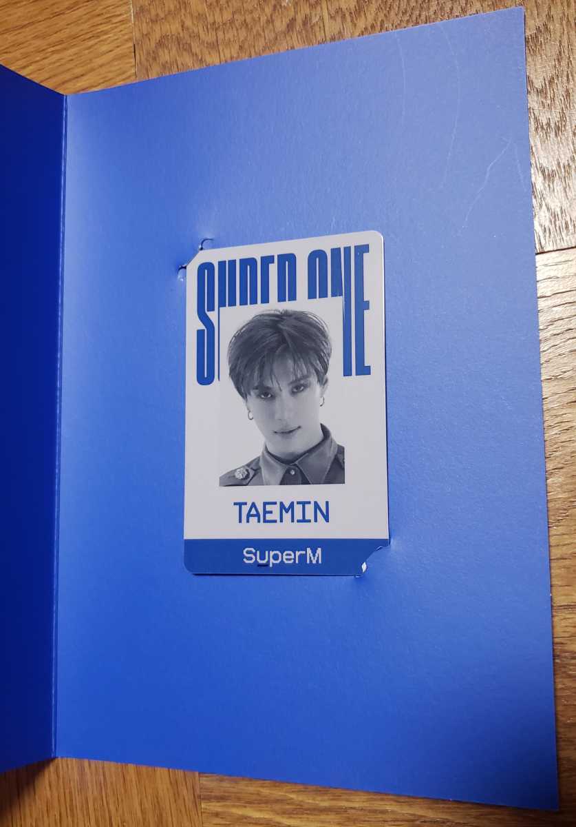 SuperM SUPERONE 特典 トレカ カード テミンバージョン TAEMIN SHINee